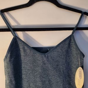 Nordstrom Lingerie 2 way Camisole Tank Pine Green sz M NWT